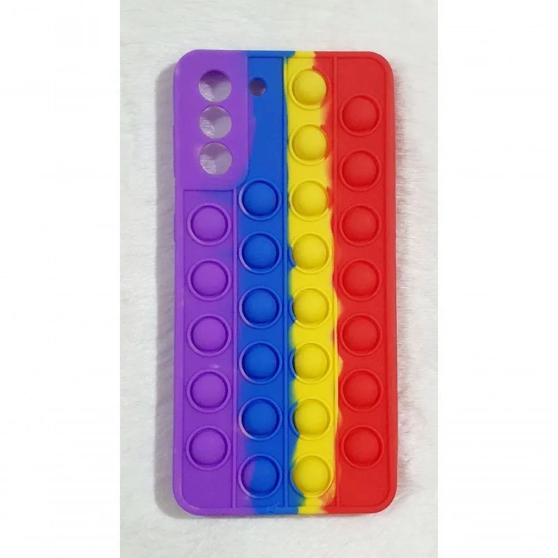 Capa Silicone Samsung S21 Plus 6.7 Anti Stress Pop It 3 - DELUZZ