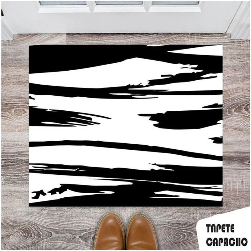 Tapete Capacho Personalizado Zebra - DELUZZ