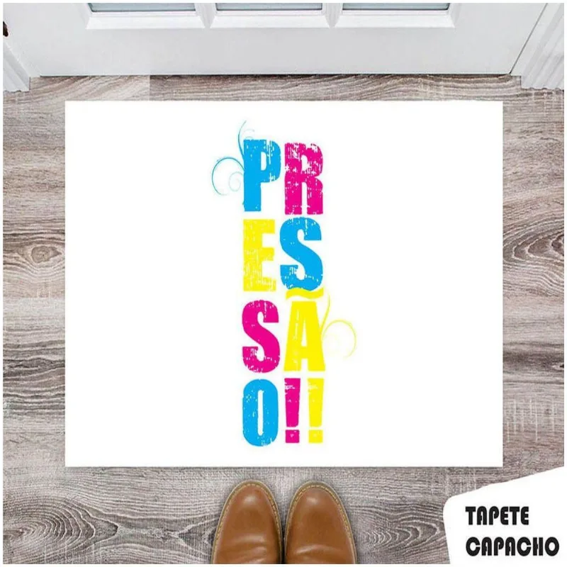 Tapete Capacho Personalizado Presão - DELUZZ
