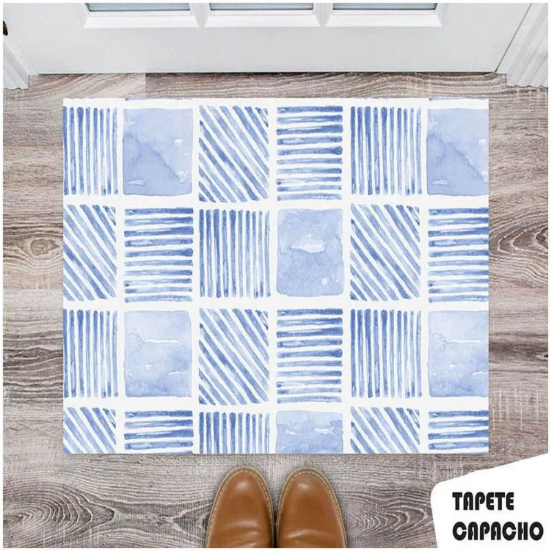 Tapete Capacho Personalizado Azulejos - DELUZZ