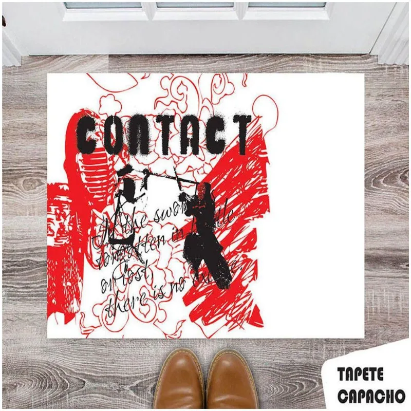 Tapete Capacho Personalizado Contact - DELUZZ