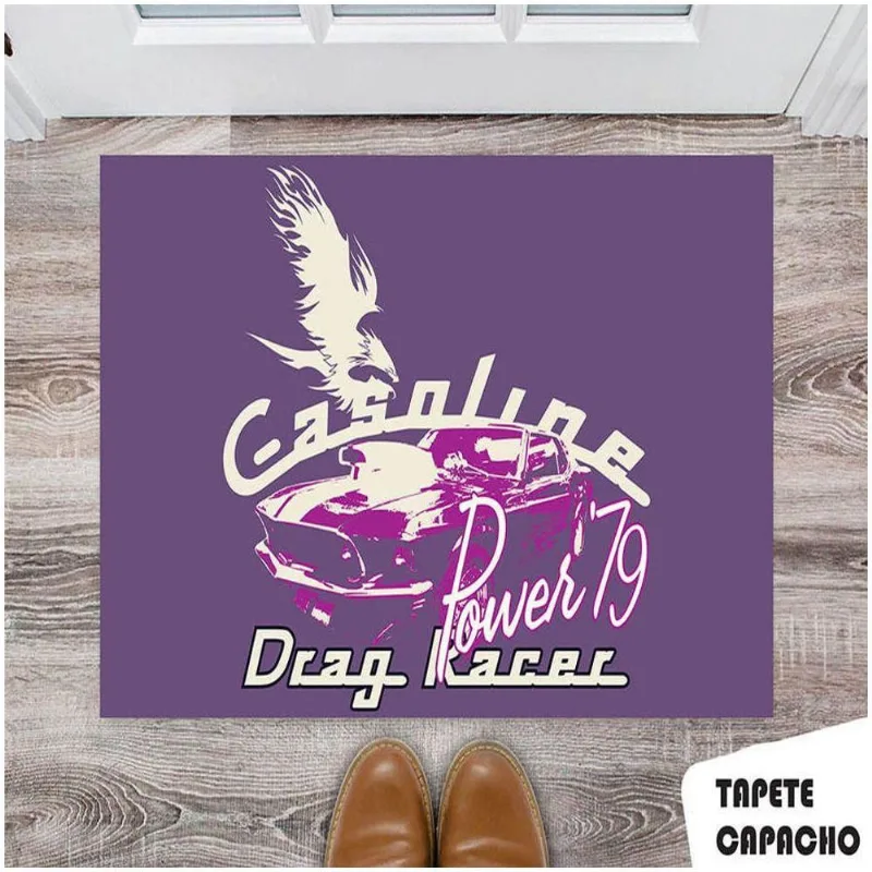 Tapete Capacho Personalizado Gasoline - DELUZZ