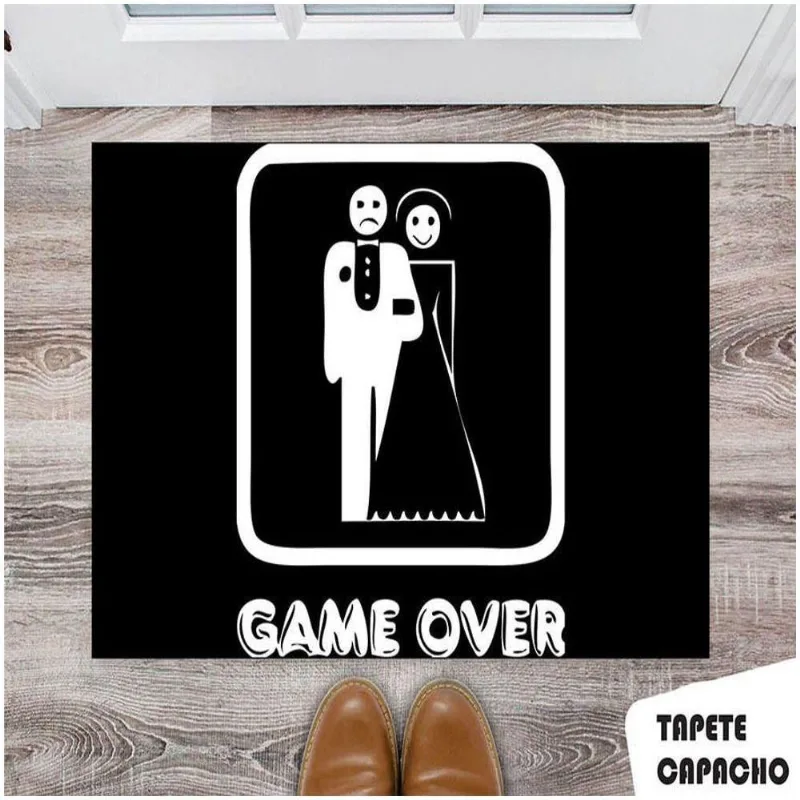 Tapete Capacho Personalizado Game Over - DELUZZ