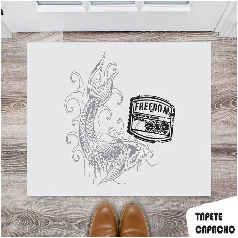 Tapete Capacho Personalizado Freedom - DELUZZ