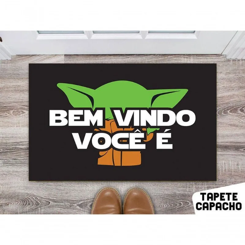 Tapete 60x40cm - Bem-vindo Você é - DELUZZ