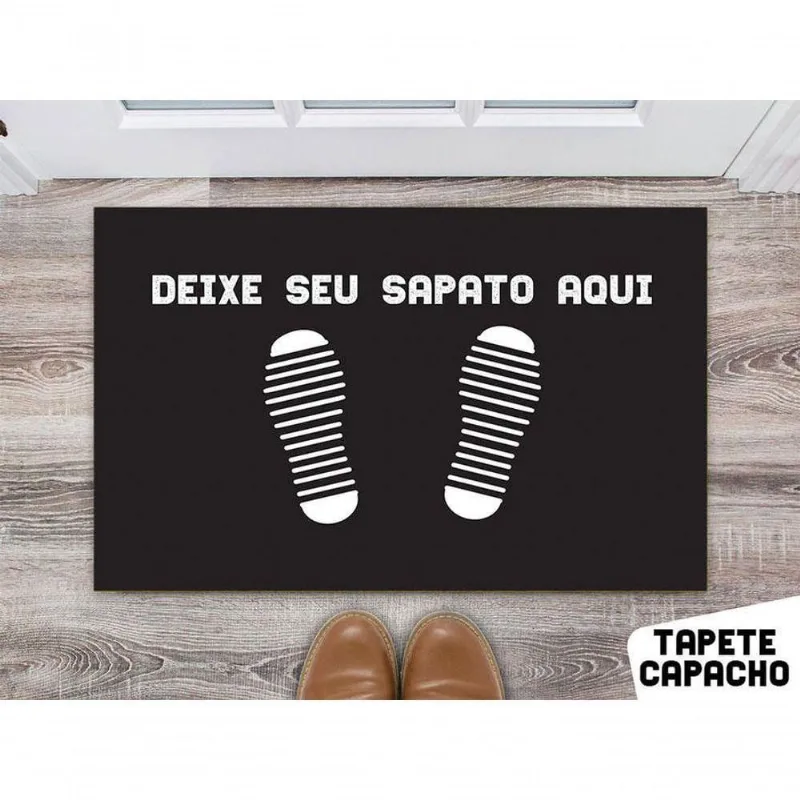Tapete 60x40cm - Coisas Boas Acontecem Aqui - DELUZZ