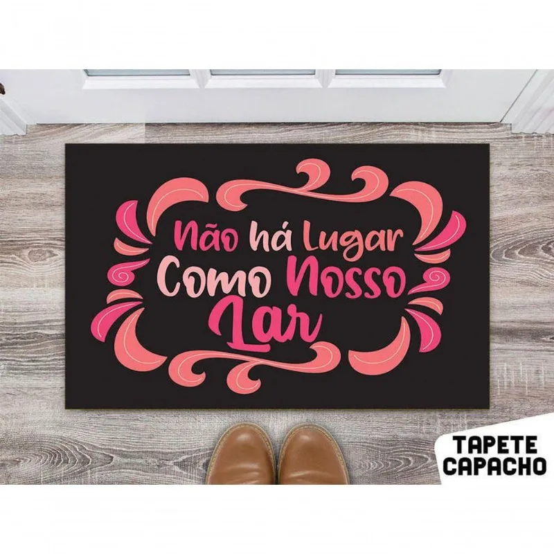 Tapete Para Cozinha 60X40Cm Não Ha Lugar Como Nosso Lar - DELUZZ