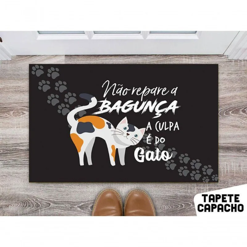 Tapete Para Cozinha 60X40Cm Não Repare A Bagunça - DELUZZ