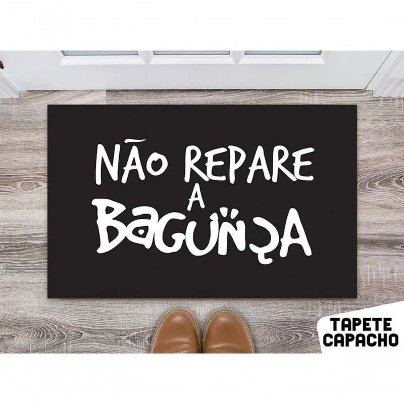 Tapete 60x40cm Não Repare A Bagunça - DELUZZ