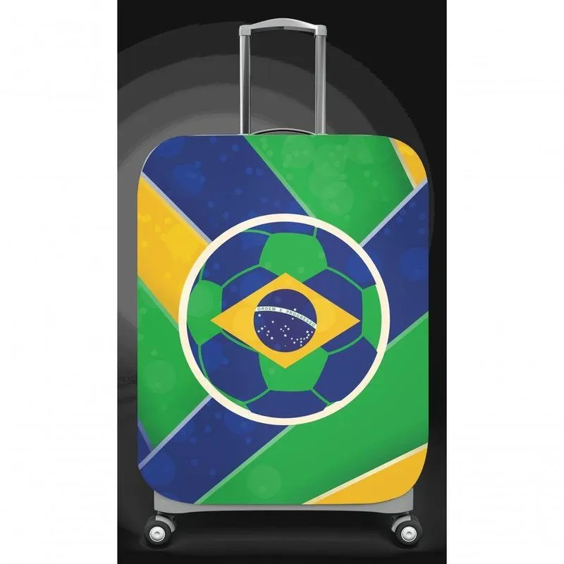 Capa Mala Viagem M C40x A59 X P27cm Futebol Brasil
