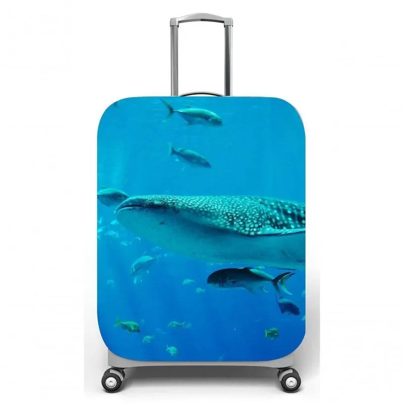 Capa Mala Viagem M C40x A59 X P27cm Tubarão Baleia