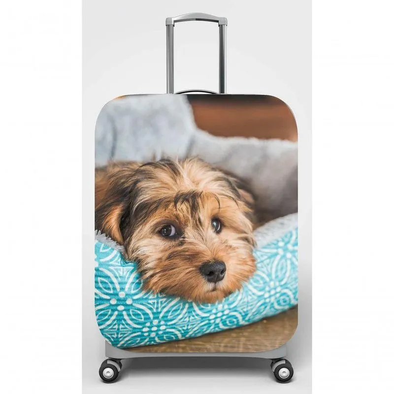 Capa Mala Viagem G C48x A75 X P29cm Cachorrinho Na Caminha