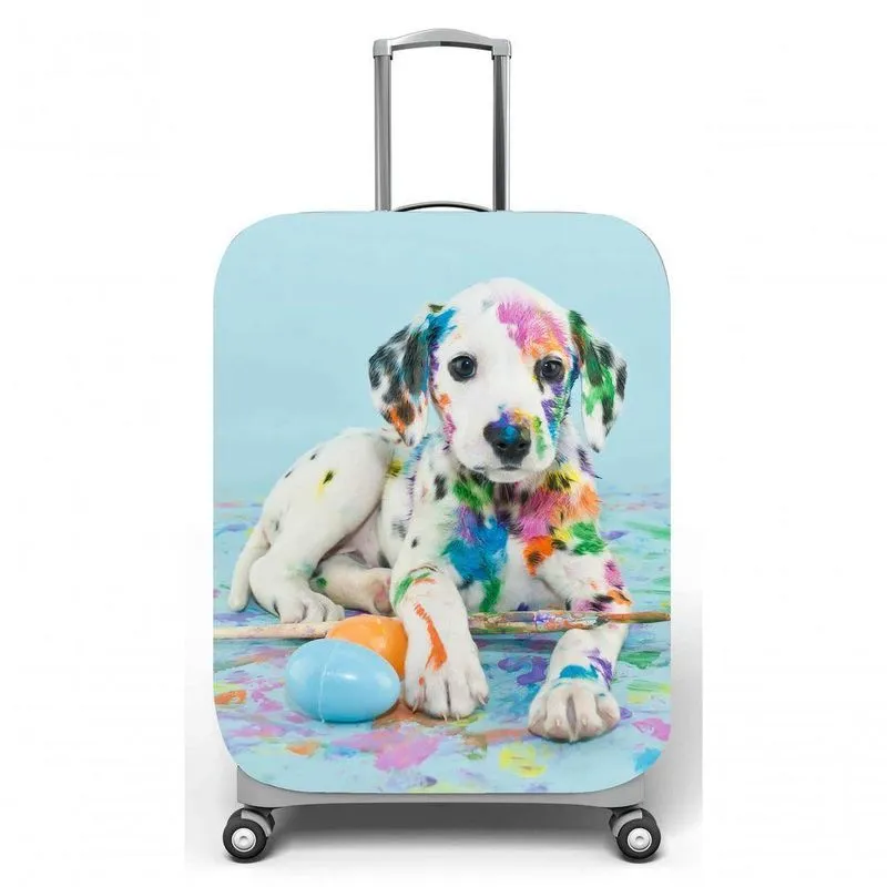 Capa Para Mala De Viagem P C35x A55 X P23cm Dalmata Pintor