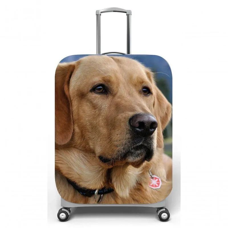 Capa Para Mala Viagem G C48x A75 X P29cm Labrador Caramelo