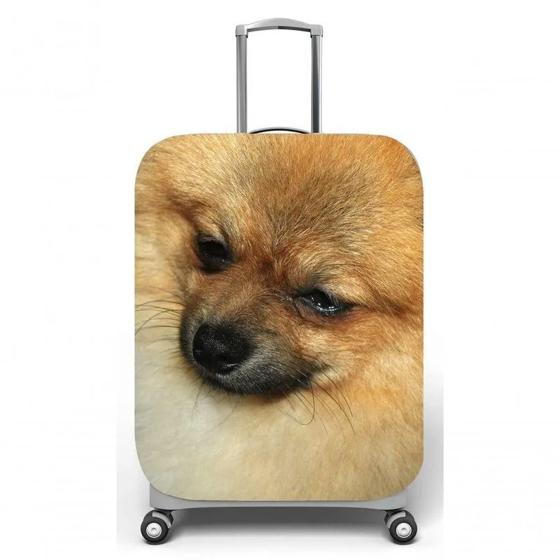 Capa Para Mala De Viagem G C48x A75 X P29cm Cachorro Spitz