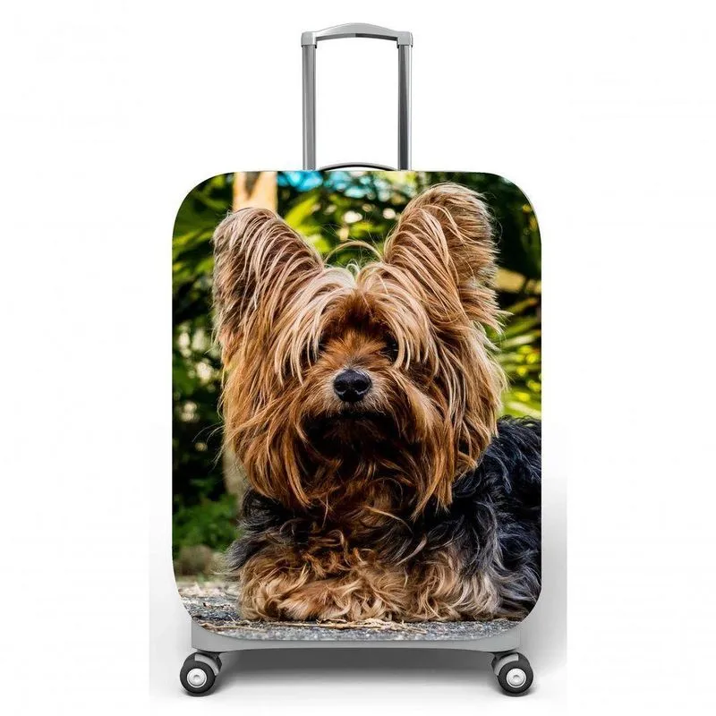 Capa Mala Viagem G C48x A75 X P29cm Yorkshire Pelo Comprido