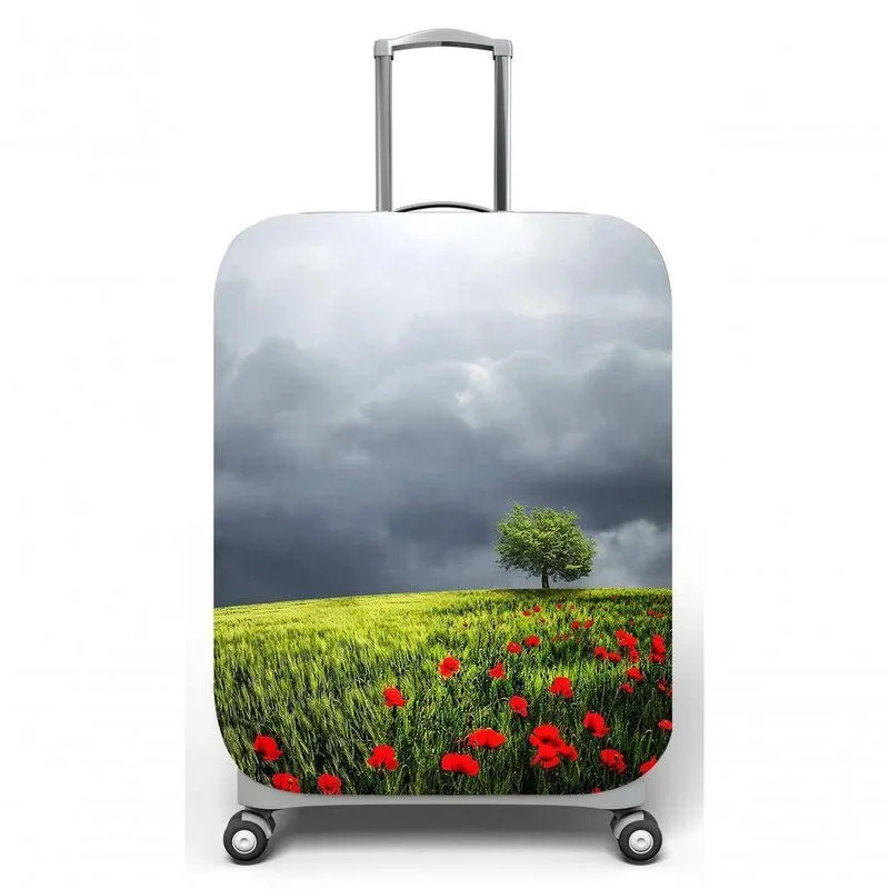Capa Mala Viagem M C40x A59 X P27cm Campo Flores Nublado