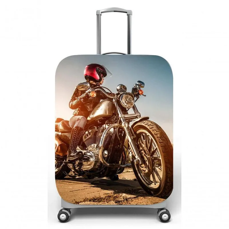 Capa Mala Viagem G C48x A75 X P29cm Motoqueiro Na Estrada