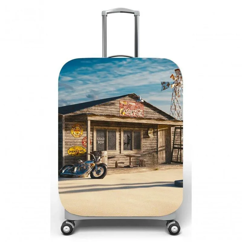 Capa Para Mala Viagem G C48x A75 X P29cm Motos Estacionadas