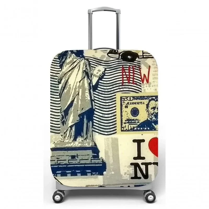 Capa Para Mala De Viagem M C40x A59 X P27cm I Love Nyc