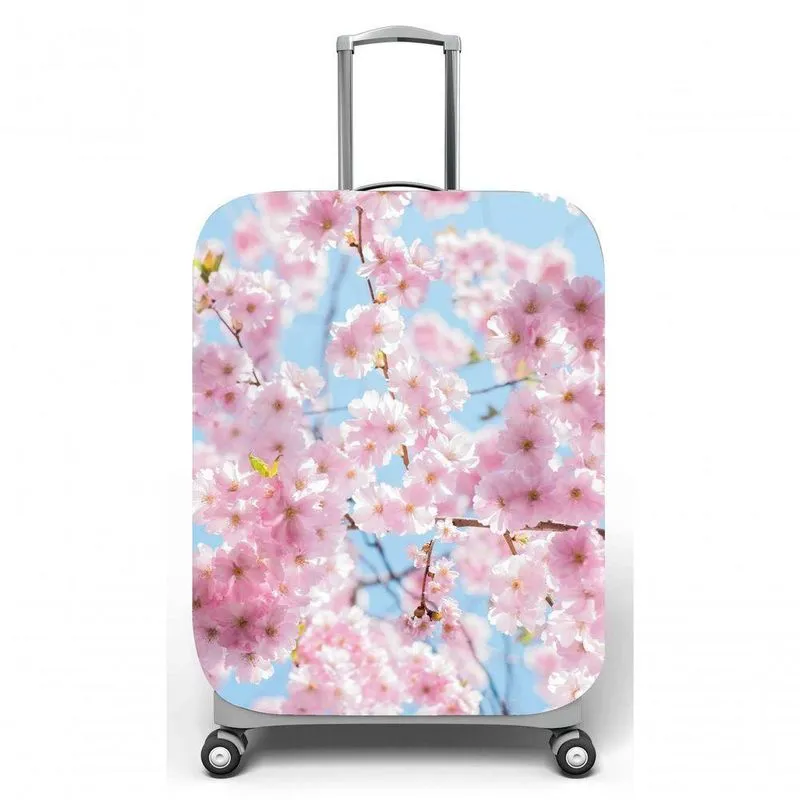 Capa Para Mala Viagem M C40x A59 X P27cm Flor De Cerejeira