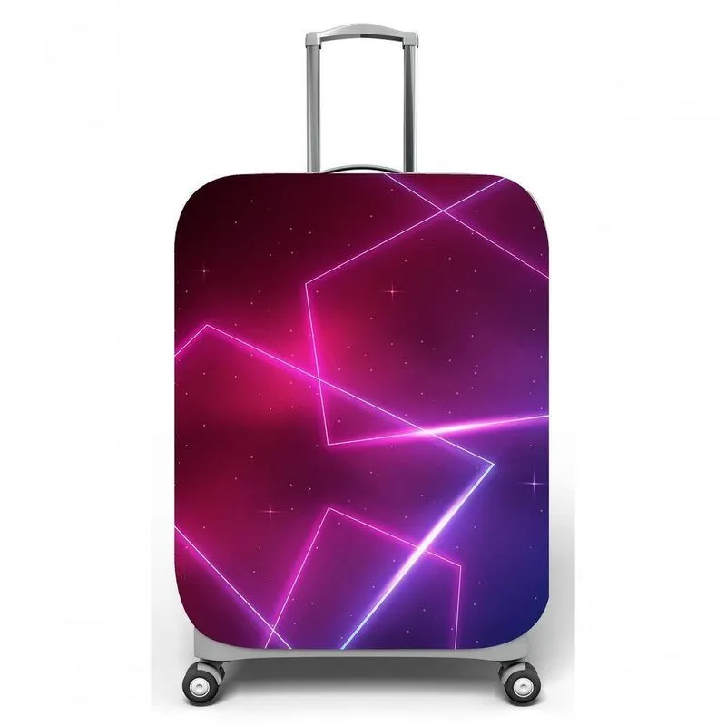 Capa Para Mala De Viagem M, C40x A59 X P27cm Neon Quadrados