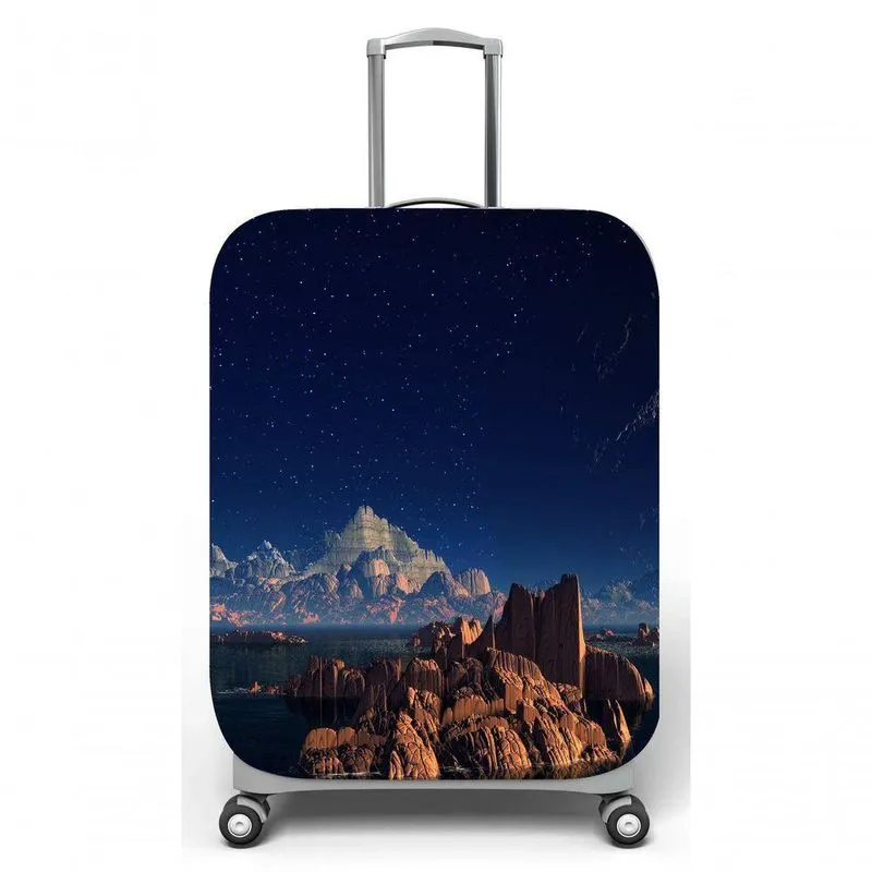Capa Mala Viagem G, C48x A75 X P29cm Paisagem Noturna