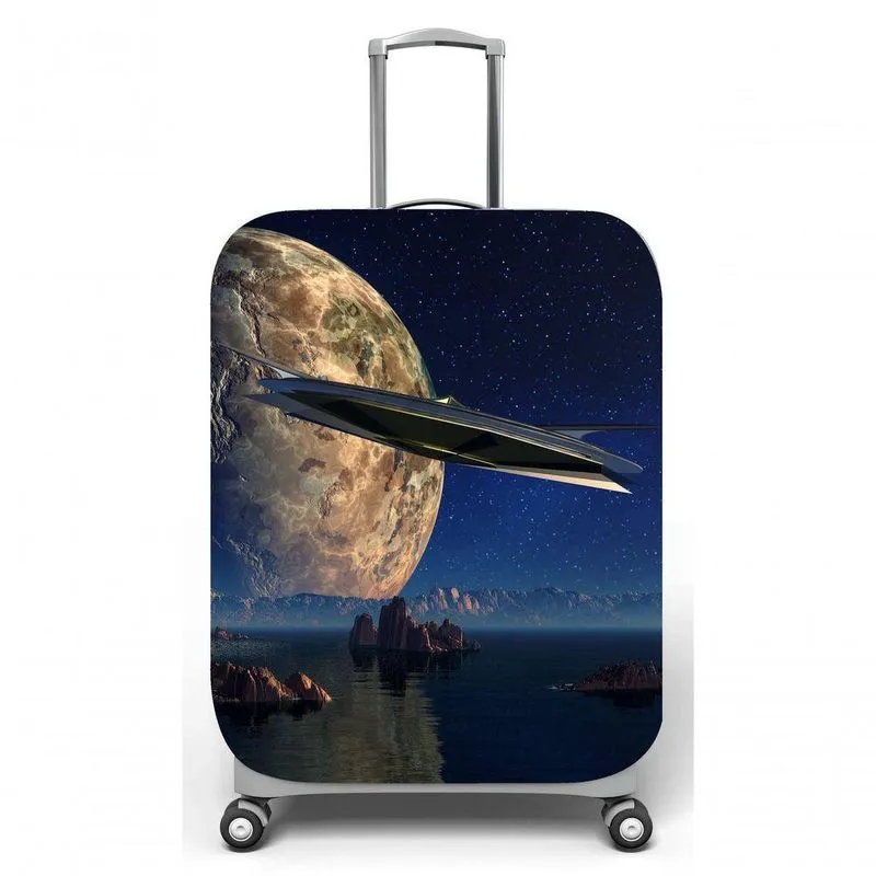 Capa Mala Viagem G, C48x A75 X P29cm Galaxia Espaço Nave