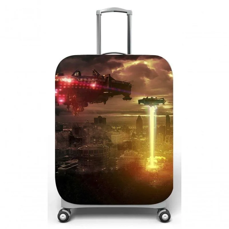 Capa Para Mala De Viagem M, C40x A59 X P27cm Guerra Espaço