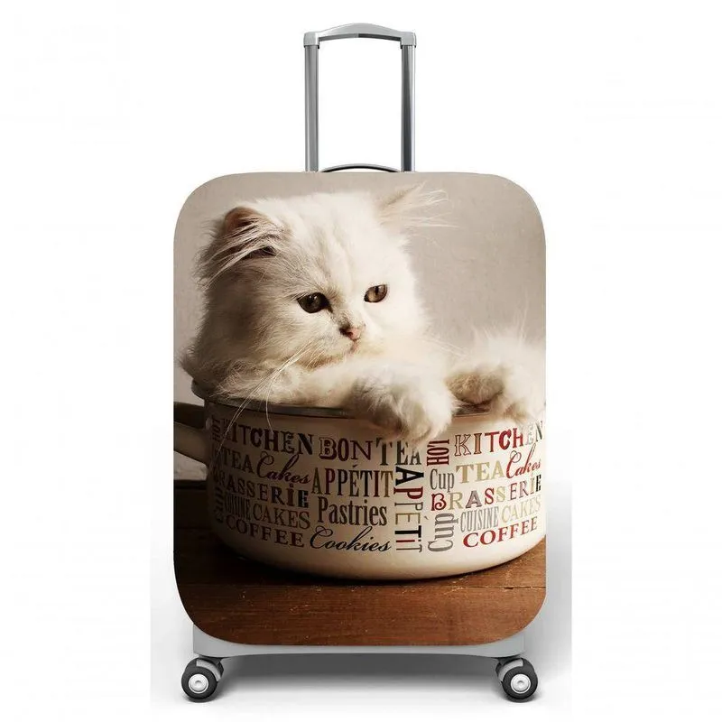 Capa Para Mala De Viagem M, C40x A59 X P27cm Gato Persa