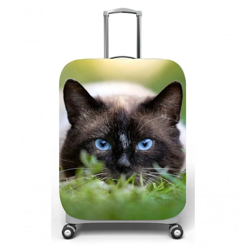 Capa Para Mala De Viagem G, C48x A75 X P29cm Gato Siamês