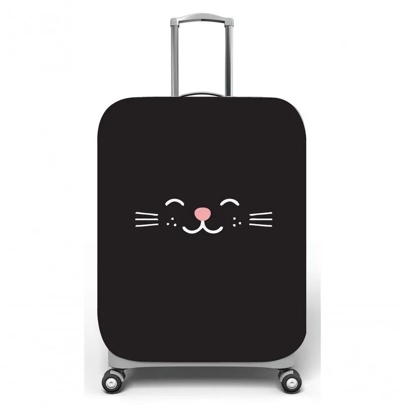 Capa Para Mala De Viagem G C48x A75 X P29cm Gato Preto