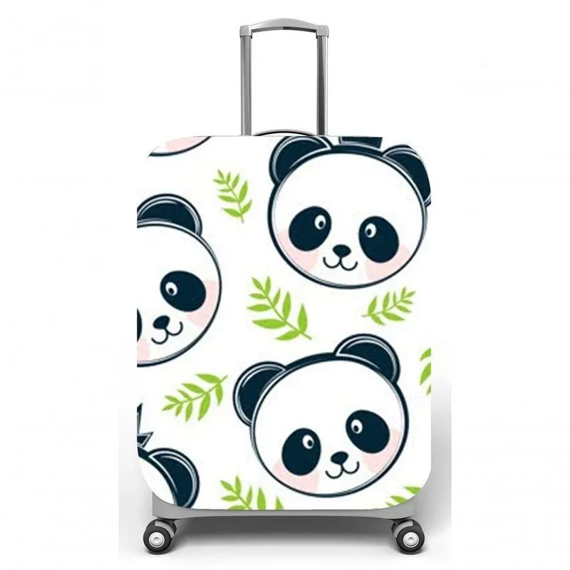 Capa Para Mala De Viagem M, Medidas Max C40x A59 X P27cm Panda Desenho