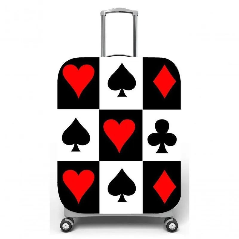 Capa Para Mala De Viagem G, Medidas Max C48x A75 X P29cm Naipes Do Baralho