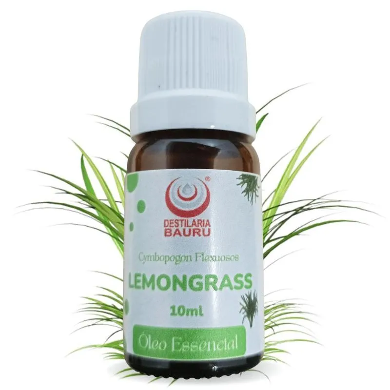 Óleo Essencial Lemongrass Capim Limão Nacional - 10 Ml