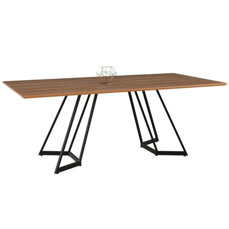 Mesa Sala De Jantar Cozinha 180cm Teka Kalel Champagne