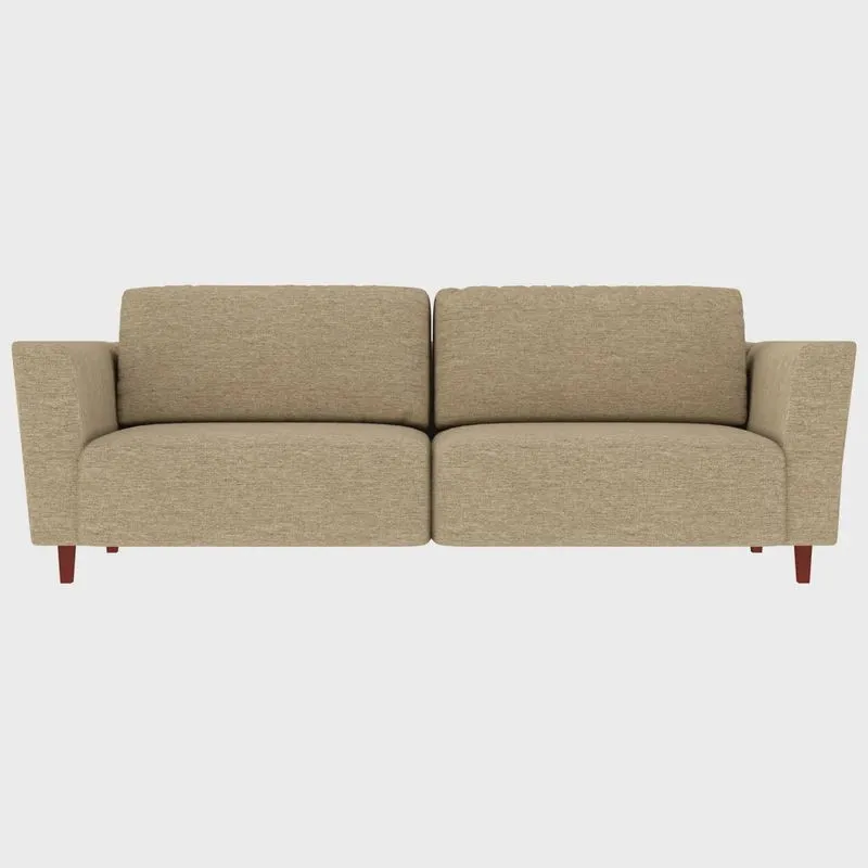 Sofá 230cm Decorativo Sala de Estar Franz Linho Bege G52 - Gran Belo