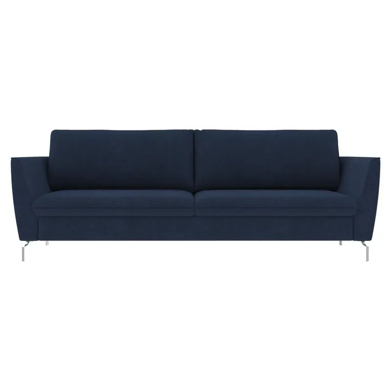 Sofá Decorativo Sala De Estar 230cm Olívia Suede Azul - Gran Belo