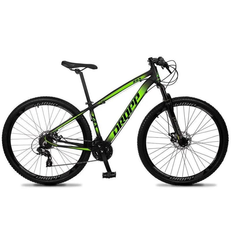 Bicicleta Z4-x Aro 29 Quadro 15 Hidráulico Preto Verde Dropp
