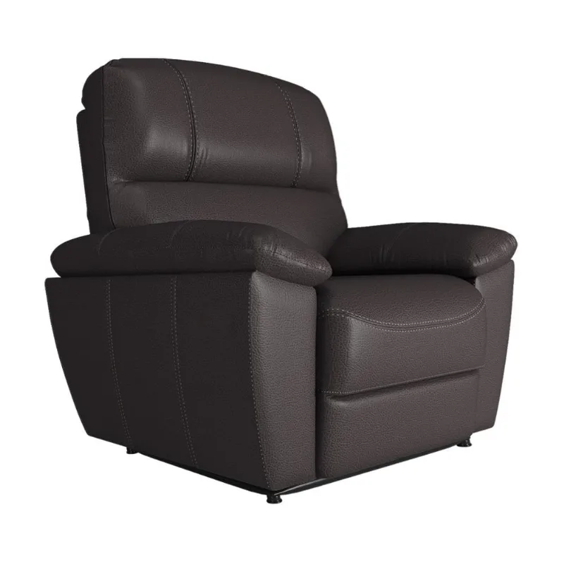 Poltrona do Papai Reclinável Elétrica Armênia Power Touch Couro Cappuccino - Gran Belo
