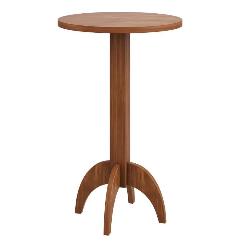 Mesa Decorativa Bistrô Dionísio 65x65 Redondo Imbuia - Gran Belo