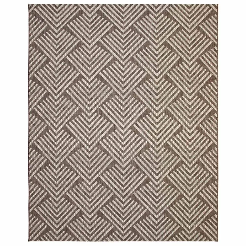 Tapete Decorativo Laguna 200x250 Bege branco - Gran Belo