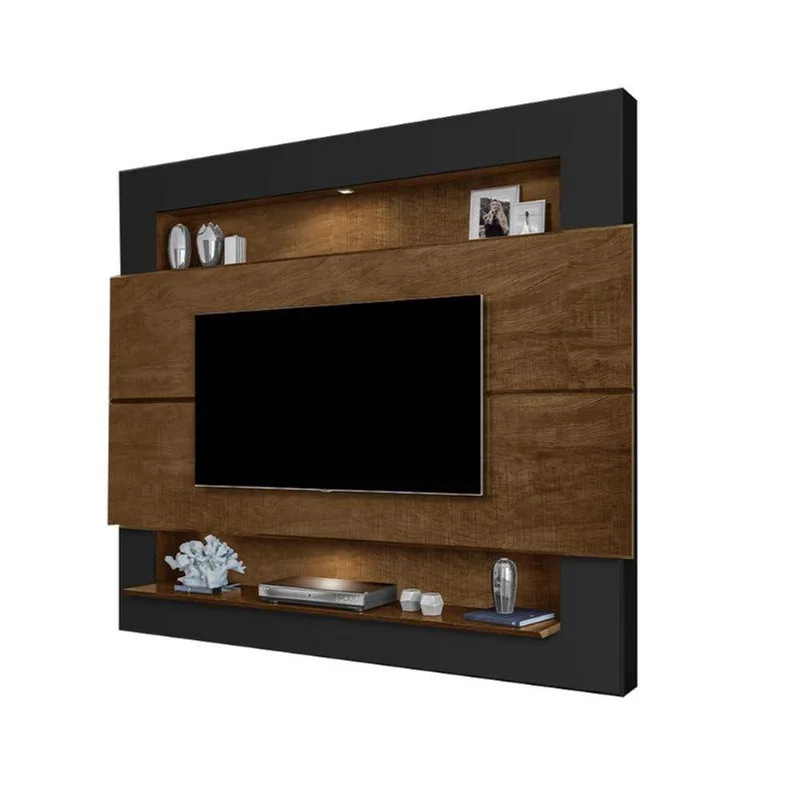 Painel Forlán 1,60 Cm para Tv de Até 60'' Preto malbec