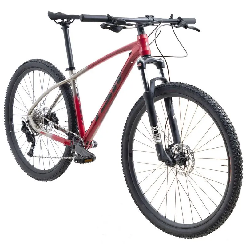 Bicicleta Jump Importada Aro 29 Suspensão Freio A Disco Quadro 17 Alumínio Vermelho/cinza - Tsw
