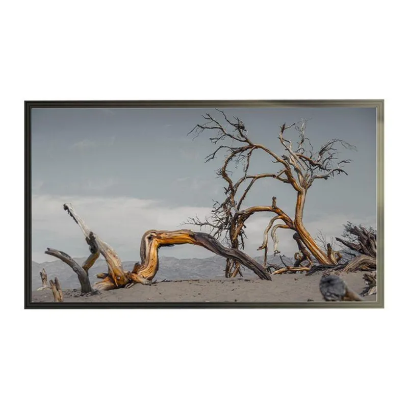 Quadro 50x70 Cm Paisagem 023 com Moldura Laqueada Preto