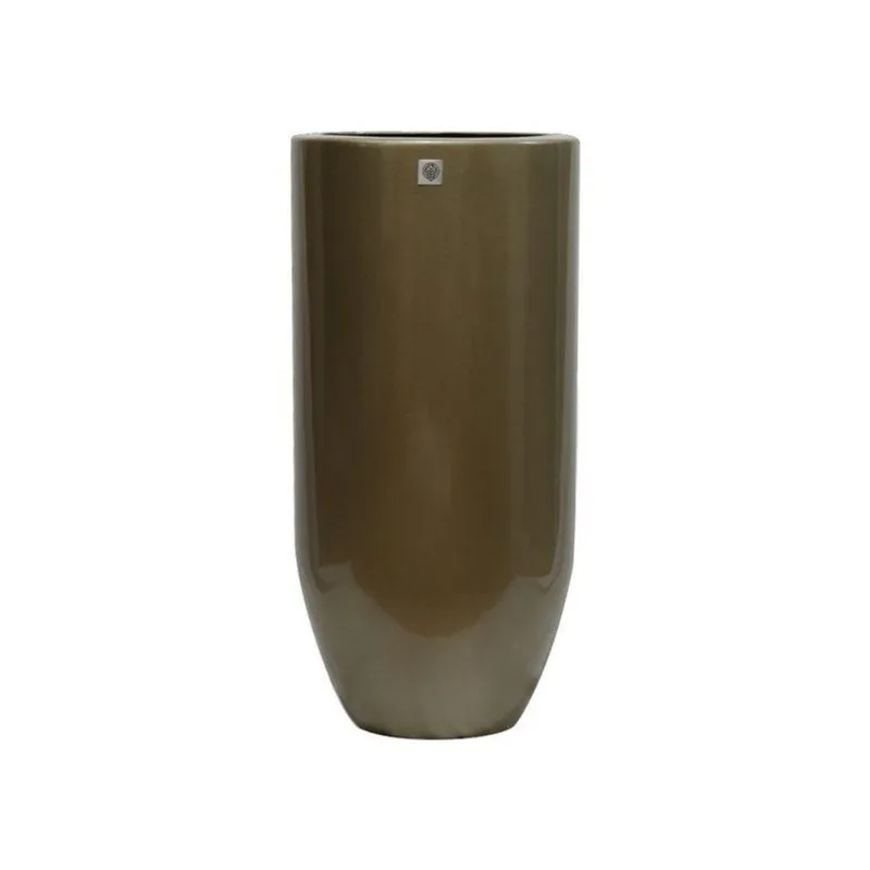Vaso Decorativo Tokio M Fibra de Vidro Dourado Gran Belo - Gran Belo