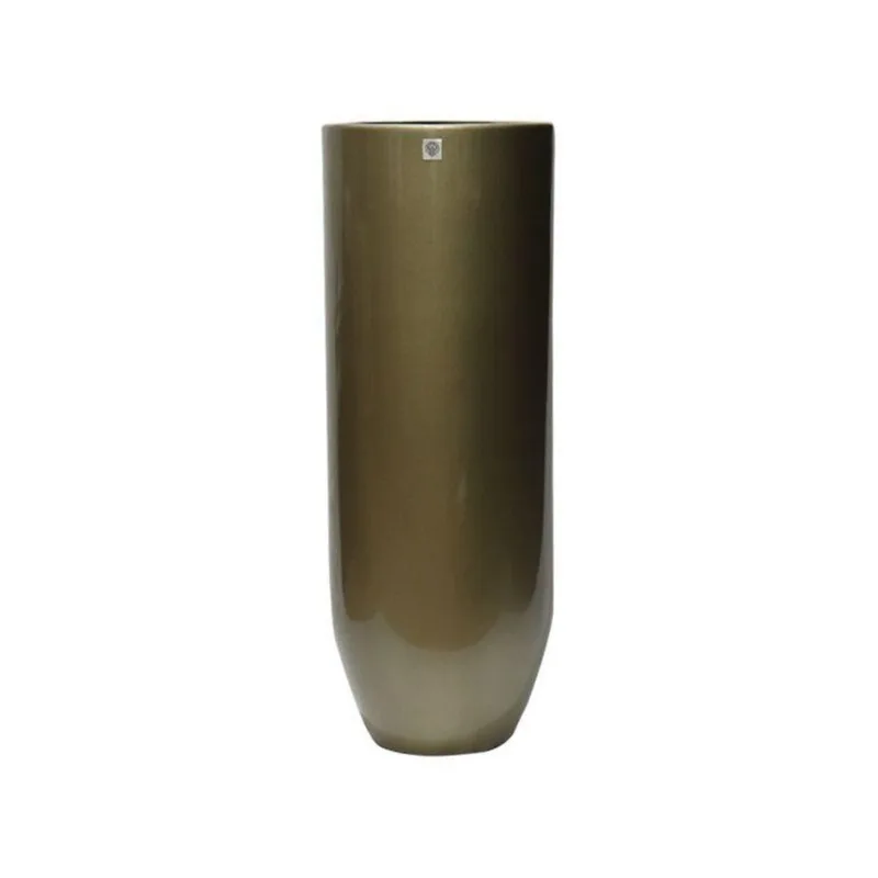 Vaso Decorativo Tokio G Fibra de Vidro Dourado Gran Belo - Gran Belo