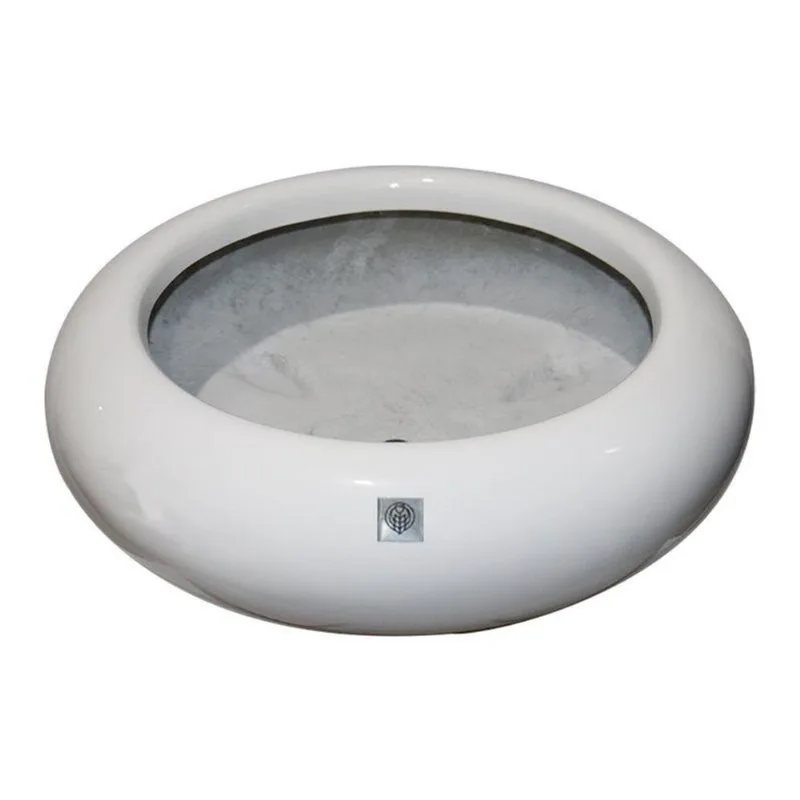 Bacia Decorativa Redonda M Branco Gran Belo - Gran Belo
