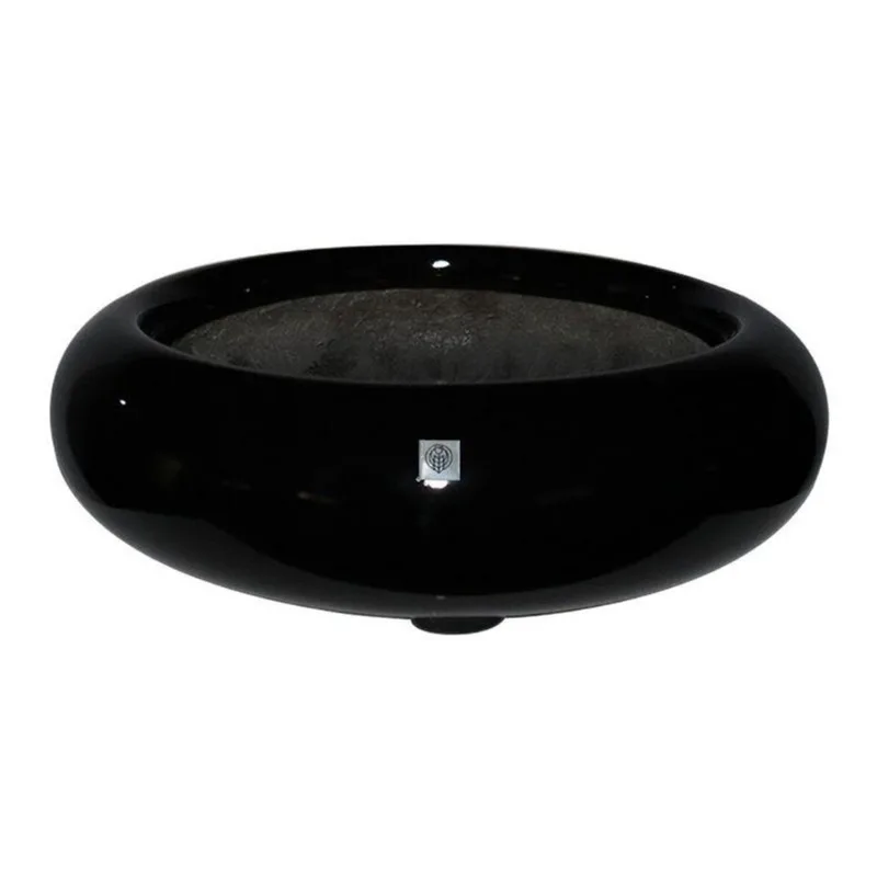 Bacia Decorativa Redonda P Preto Gran Belo - Gran Belo