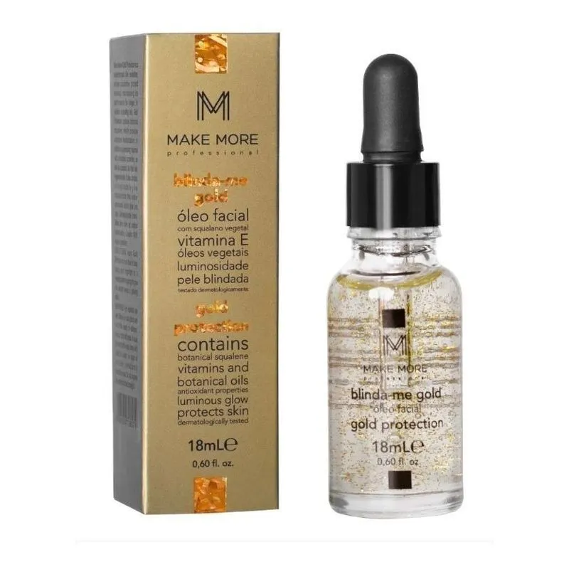 Blindagem Blinda-me Gold Pele Blindada Óleo Facial Make More